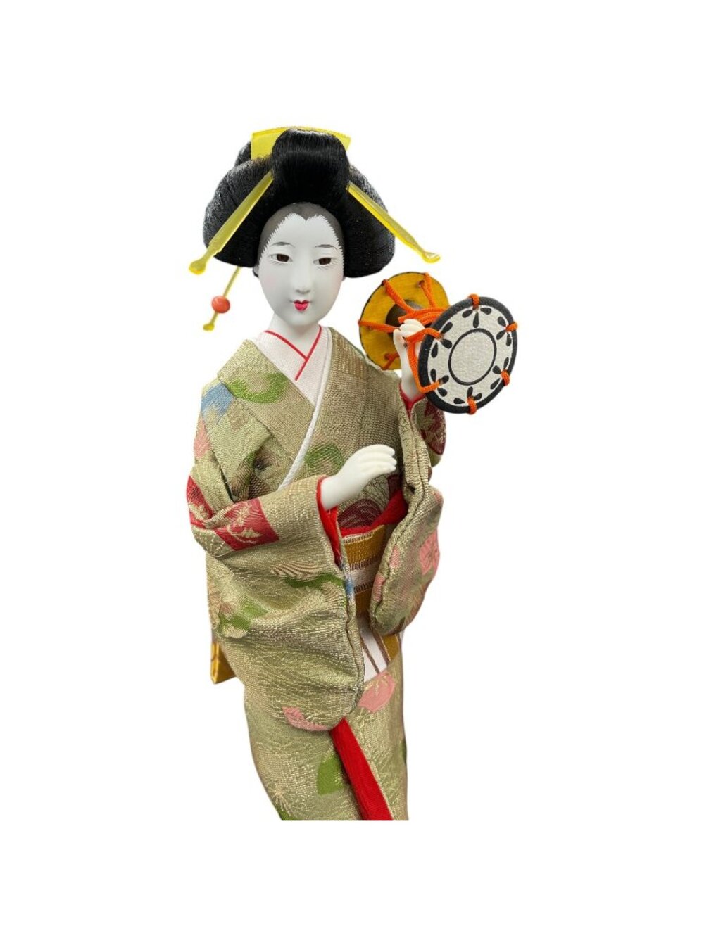 Vintage Japanese Geisha Doll Kimono Figurine Japan Large - Picture 2 of 15